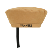 NÓN MLB WEBBING DETAIL BERET NEW YORK YANKEES - BROWN
