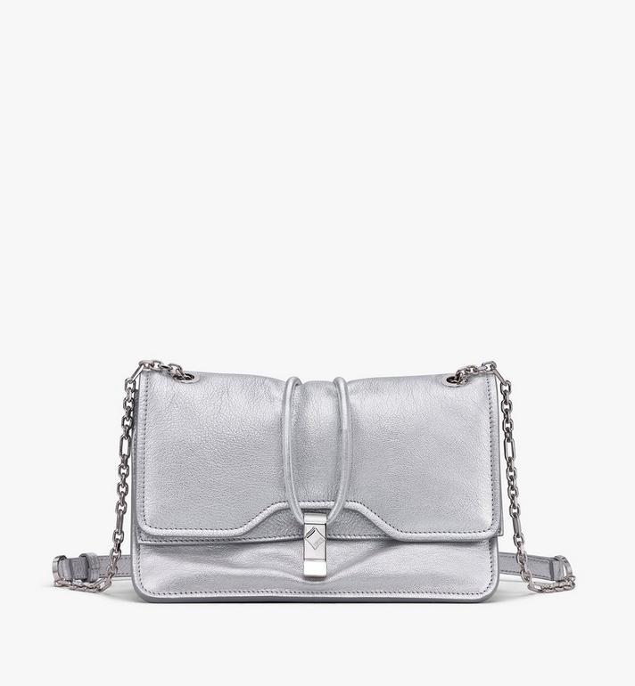 TÚI SMALL MCM CANDY SHOULDER BAG IN NAPPA LEATHER - Silver