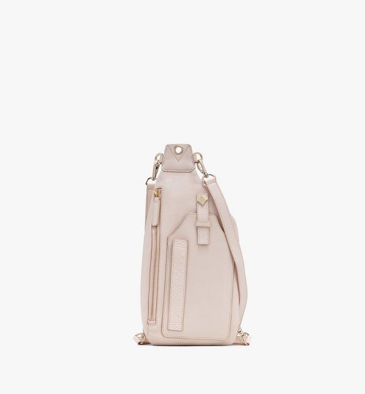 BALO MCM SMALL MILANO BACKPACK IN GOATSKIN LEATHER - Pink