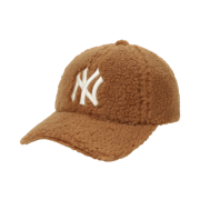 NÓN MLB WOOL FLEECE ADJUSTABLE CAP NEW YORK YANKEES - BROWN