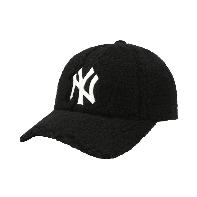 NÓN MLB WOOL FLEECE ADJUSTABLE CAP NEW YORK YANKEES - BLACK