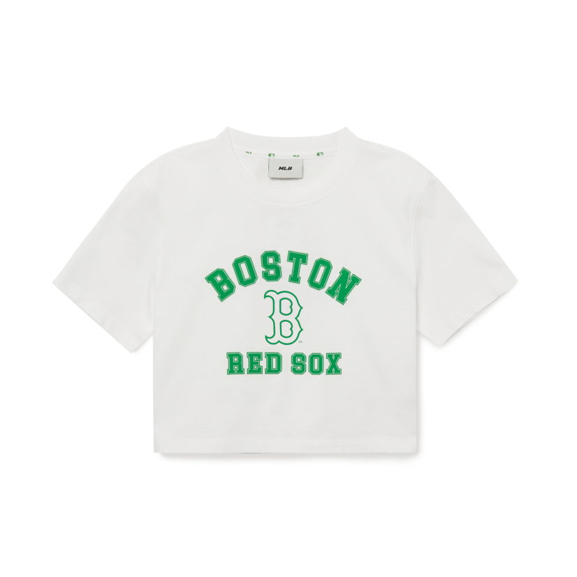 ÁO MLB WOMEN VARSITY COMFORTABLE CROP T-SHIRTS BOSTON RED SOX