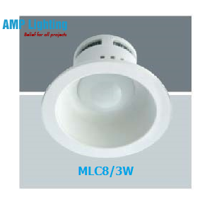 Đèn Downlight âm trần LED 3W MLC8/3W