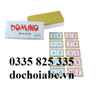 Domino chữ cái và số ( 28CT)