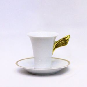 Bộ 6 đĩa, tách Cà phê Versace Méandre d'Or, 0,18l