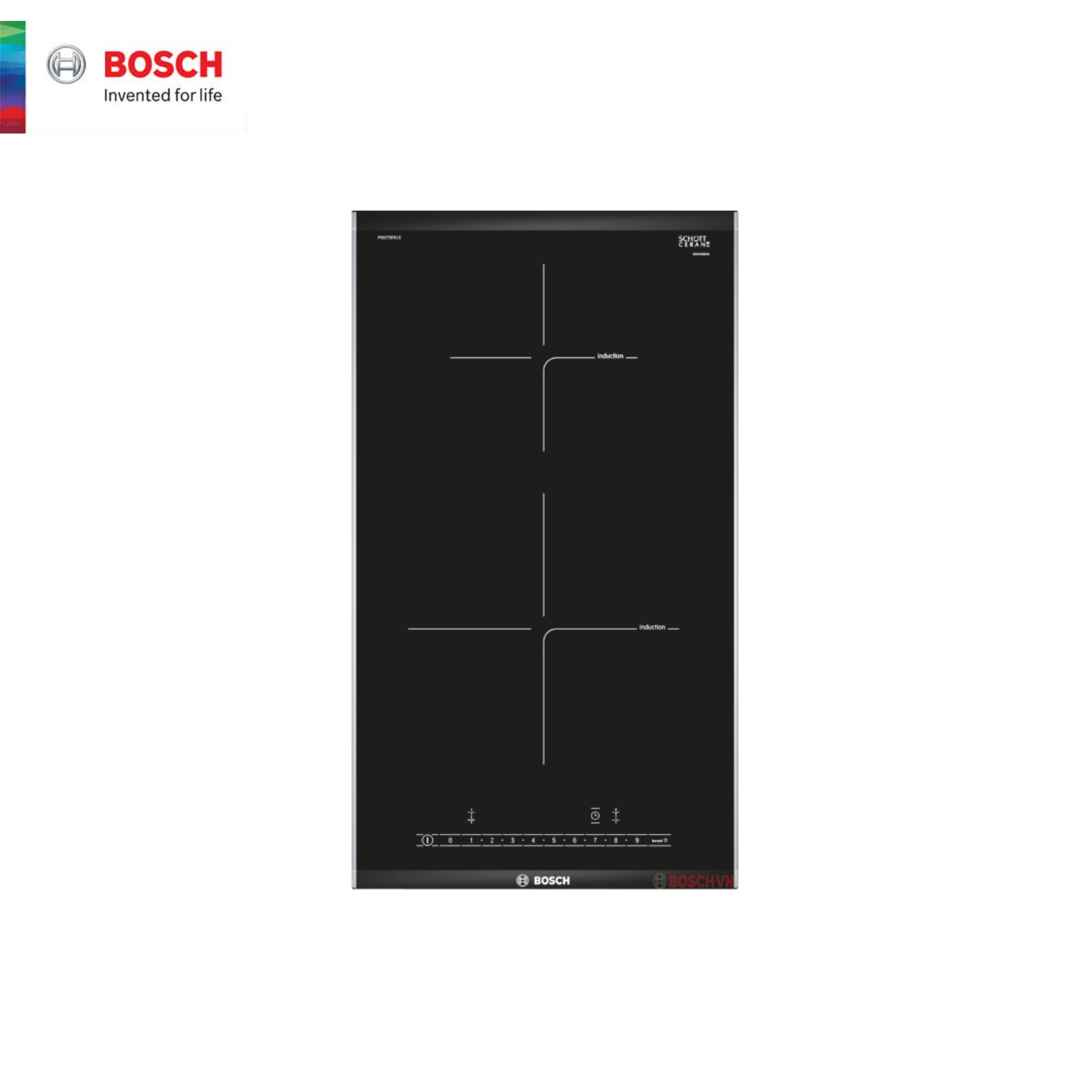 Bếp từ Bosch PIB375FB1E Kiểu Dáng Domino