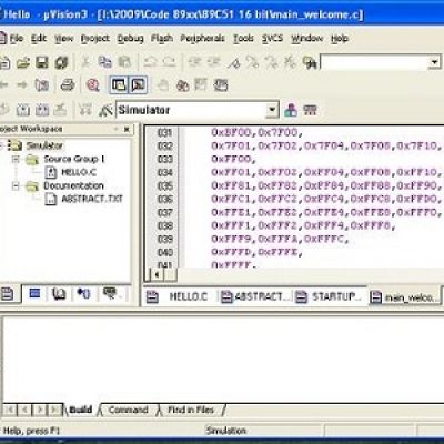 Chương trình lập Code cho VXL 89xx KEIL-C