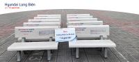Hyundai Long Biên tặng Trường THCS Cao Bá Quát 10 chiếc ghế đá