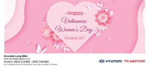 Hyundai Long Biên chúc mừng ngày Phụ nữ Việt Nam 20-10-2022