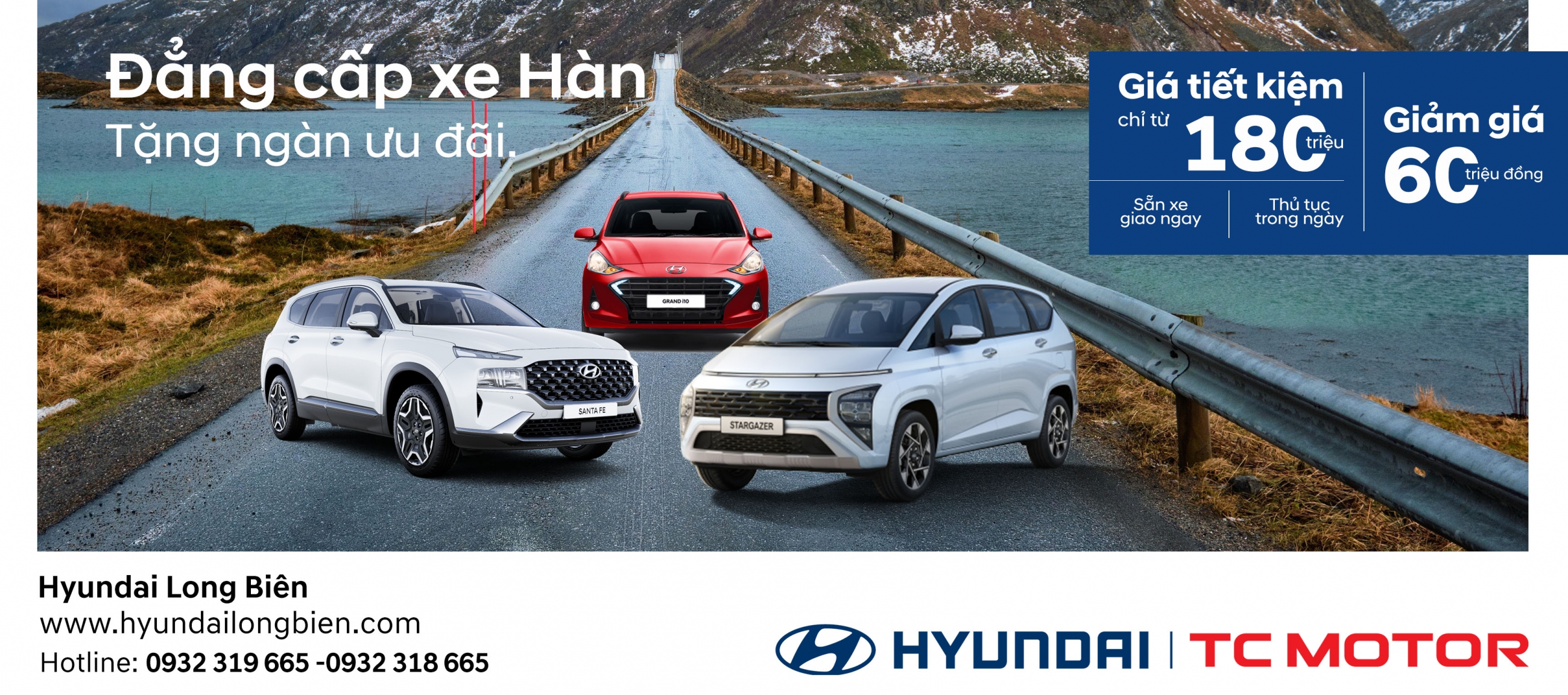 ĐẲNG CẤP XE HÀN - TẶNG NGÀN ƯU ĐÃI tại Hyundai Long Biên