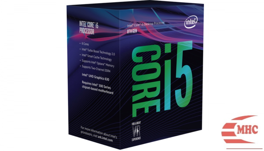 CPU Intel Core i5 8400 2.8Ghz Turbo Up to 4Ghz / 9MB / 6 Cores, 6 Threads / Socket 1151 v2