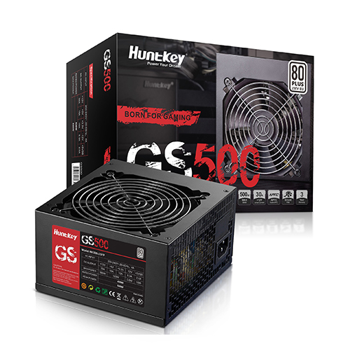 Nguồn máy tính Huntkey GS500-16FPG1- 500W, Fan 12cm, Active FPC, (LW6500HG)
