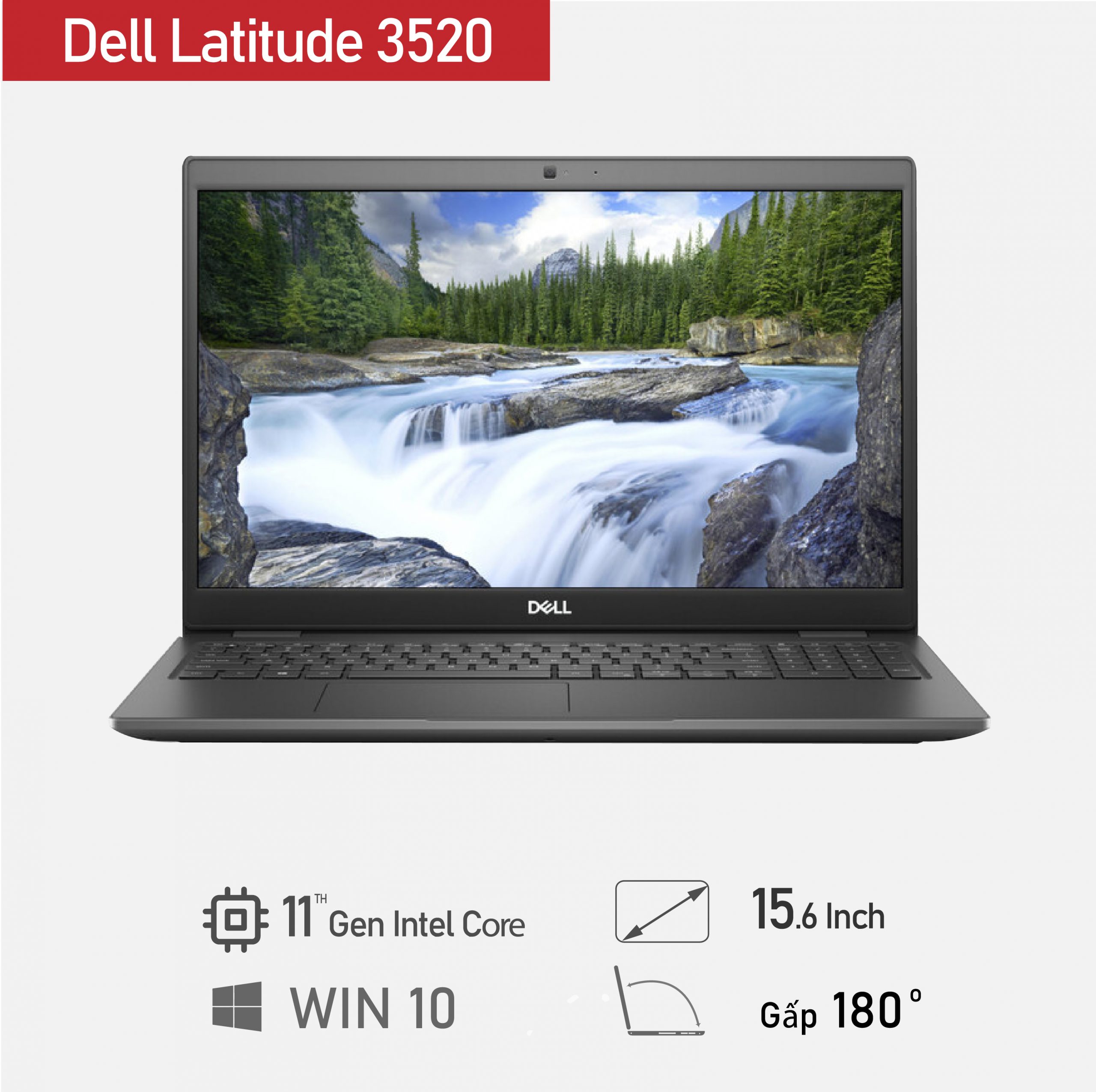 Laptop Dell Latitude 3520 Core i5 - 1135G7/ RAM 8GB/SSD 256GB /15.6 INCH FHD