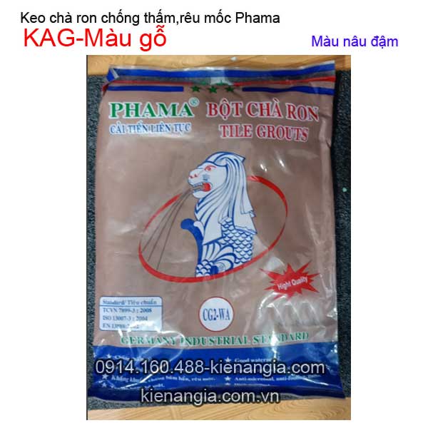 Keo chà ron Phama màu gỗ KAG-GO