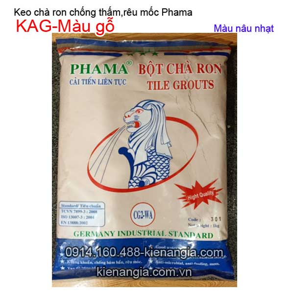 Keo chà ron Phama màu gỗ KAG-GO 2
