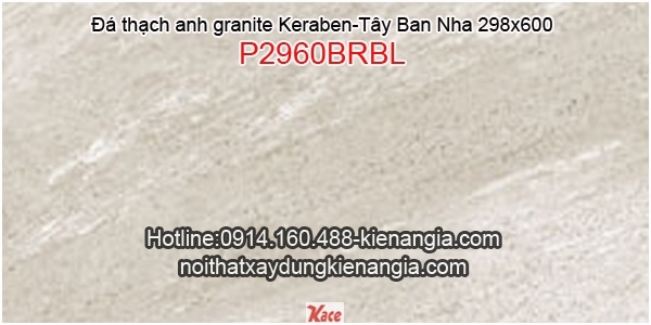 Đá granite 298X600 Keraben P2960BRBL