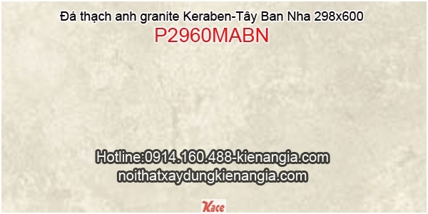 Đá granite 298X600 Keraben P2960MABN