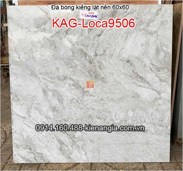 Đá bóng kiếng marble siêu bóng lát nền 60x60 KAG-Loca9506