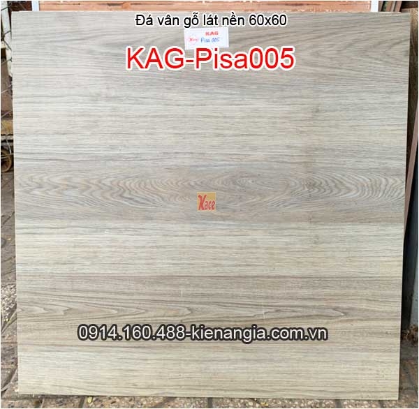 Đá bóng vân gỗ lát nền 60x60 KAG-Pisa005