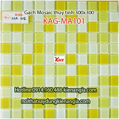 Gạch Mosaic thủy tinh 300x300 KAG-MA101
