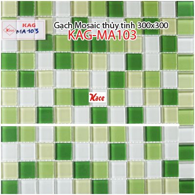 Gạch Mosaic thủy tinh 300x300 KAG-MA103