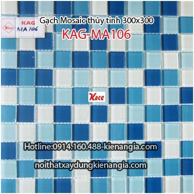 Gạch Mosaic thủy tinh 300x300 KAG-MA106