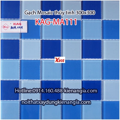 Gạch Mosaic thủy tinh 300x300 KAG-MA111