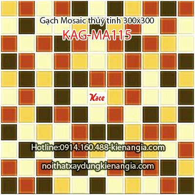Gạch Mosaic thủy tinh 300x300 KAG-MA115