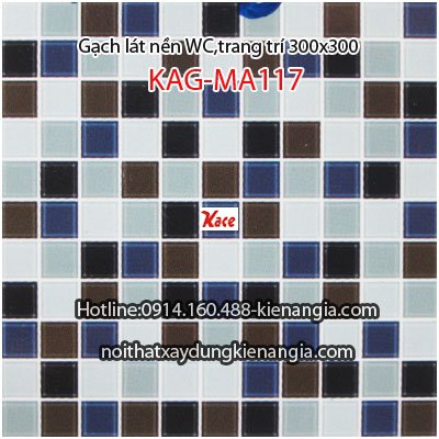 Gạch Mosaic thủy tinh 300x300 KAG-MA117
