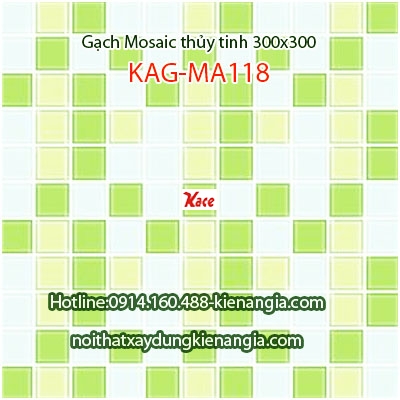 Gạch Mosaic thủy tinh 300x300 KAG-MA118