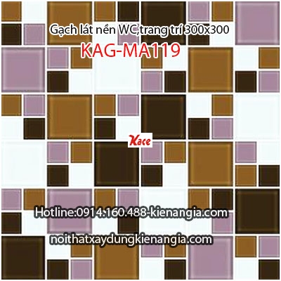 Gạch Mosaic thủy tinh 300x300 KAG-MA119