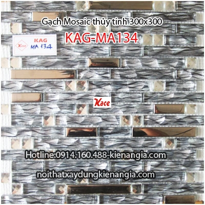 Gạch Mosaic thủy tinh cao cấp 30x30 KAG-MA134