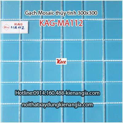 Gạch Mosaic thủy tinh đơn màu 30x30 KAG-MA112