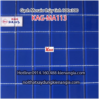 Gạch Mosaic thủy tinh đơn màu 30x30 KAG-MA113