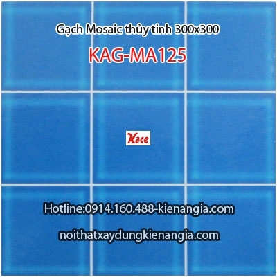 Gạch Mosaic thủy tinh đơn màu 30x30 KAG-MA125