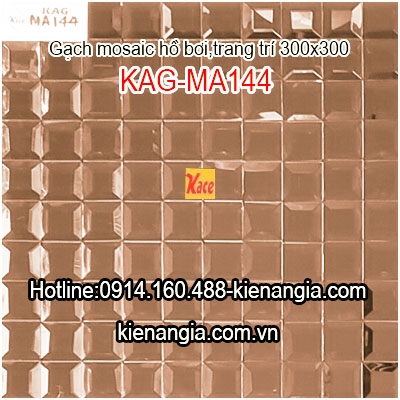 Gạch mosaic hồ bơi kim cương 30x30 KAG-MA144