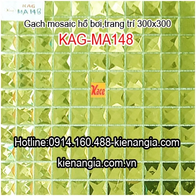 Gạch mosaic ốp lát hồ bơi đơn màu 30x30 KAG-MA148