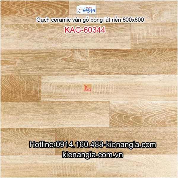 Gạch vân gỗ bóng lát nền 60x60 KAG-60344