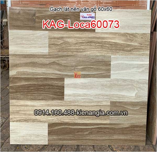 Gạch vân gỗ lát nền 60x60 KAG-Loca60073