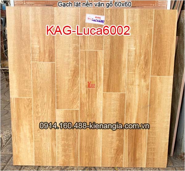 Gạch vân gỗ lát nền 60x60 KAG-Luca6002