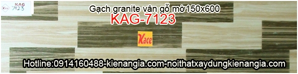 Đá granite vân gỗ mờ 15x60-KAG-7123