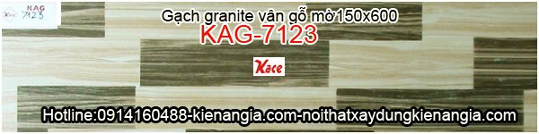 Gạch giả gỗ granite mờ 150x600 KAG-7123