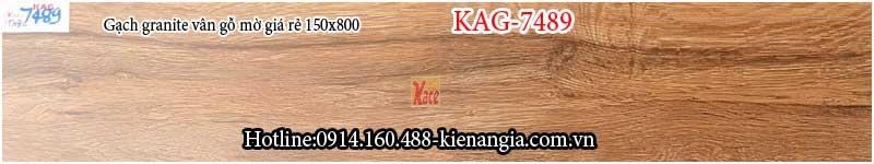 Gạch granite vân gỗ bóng ốp lát 150x800 KAG-7489