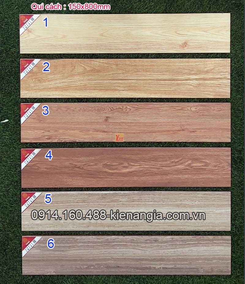 Gạch vân gỗ ốp lát 15x80-KAG123456