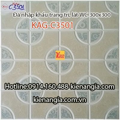Đá nhập khẩu trang trí WC 30x30 KAG-C3501