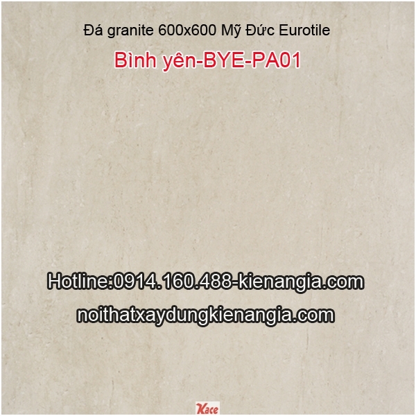 Gạch Mỹ Đức Eurotile 600 Bình yên BYE-PA01