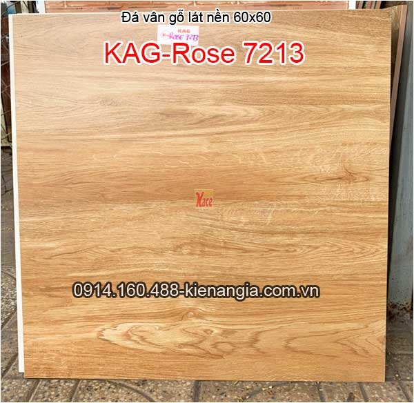 Đá vân gỗ lát nền 60x60 KAG-Rose7213