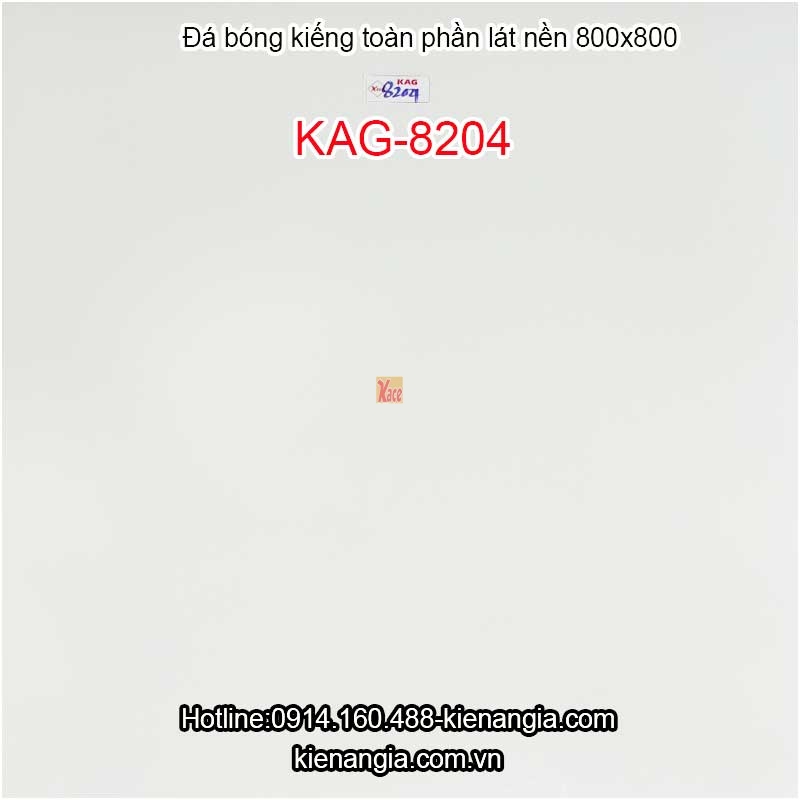 Đá bóng kiếng trắng vân khói ốp lát  800x800 KAG-8204
