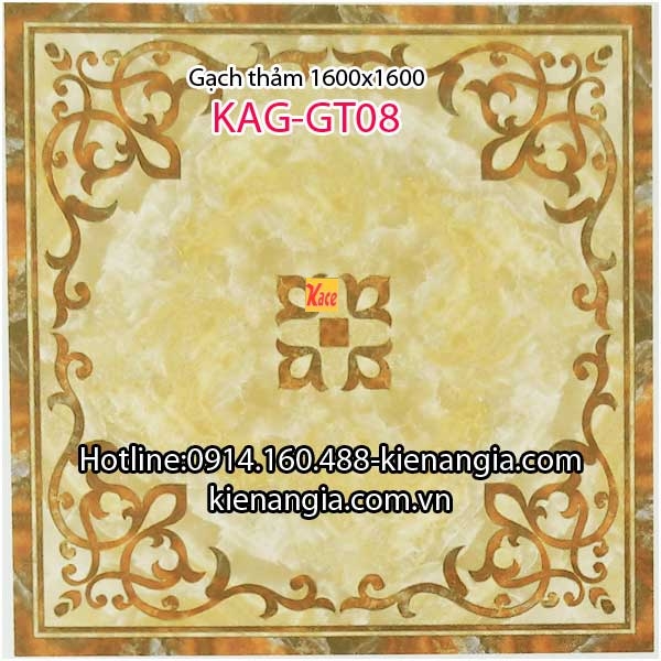 Gạch thảm 1600x1600 lát nền phòng khách KAG-GT08