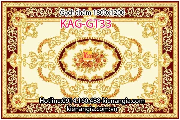 Gạch thảm trang trí 1800x1200 đẹp KAG-GT33